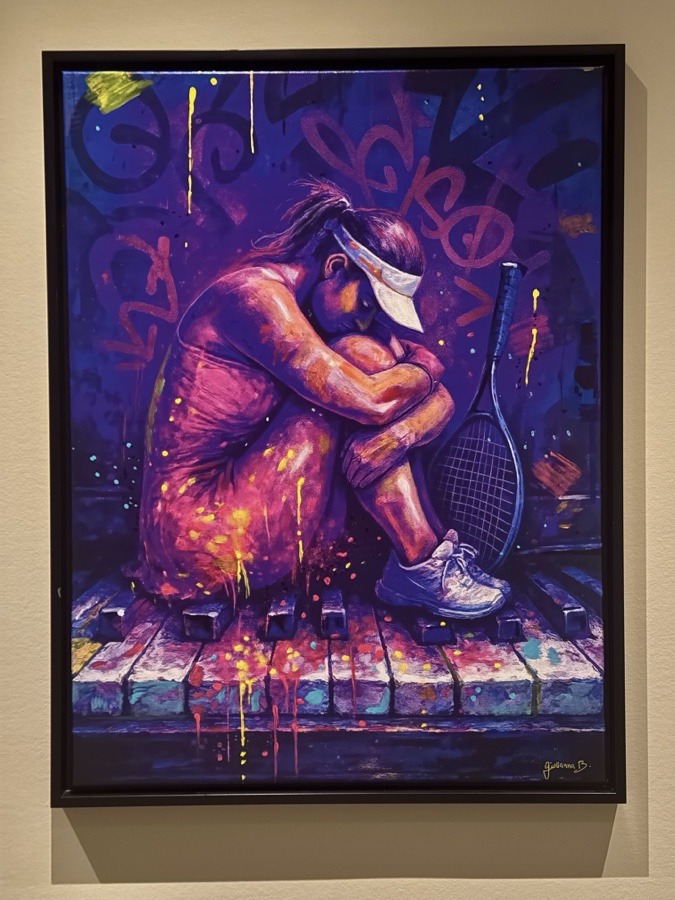 Resilience, framed and hanging on the wall