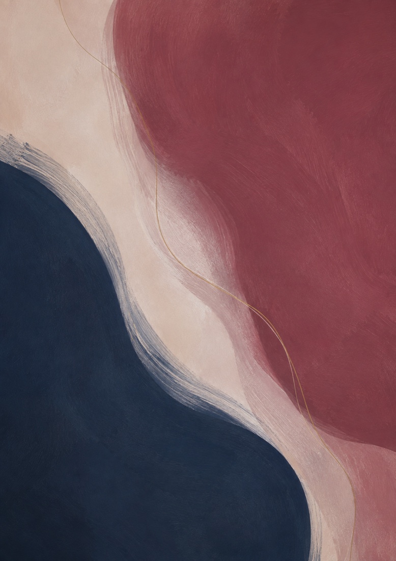 Burgundy & Navy — fine art print by Giulianna Boscardin