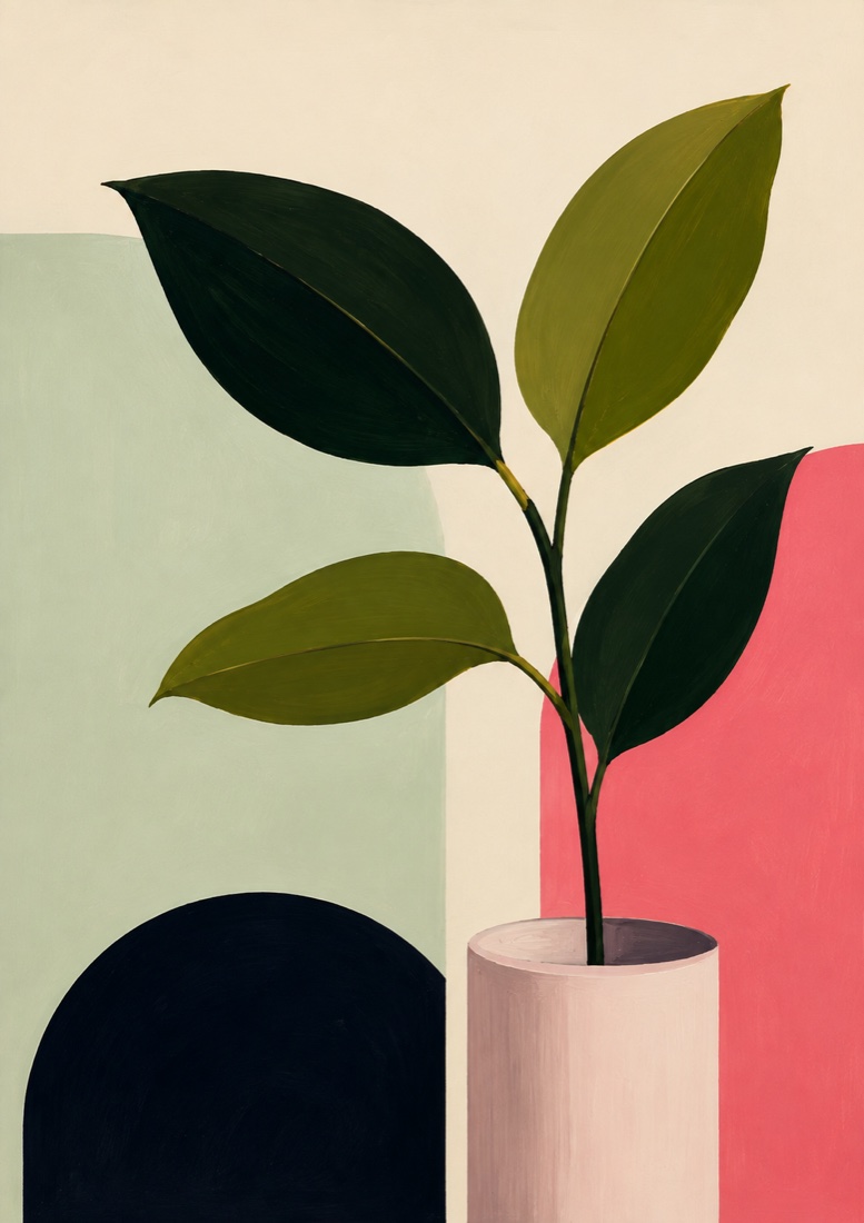 Rubber Plant — fine art print by Giulianna Boscardin